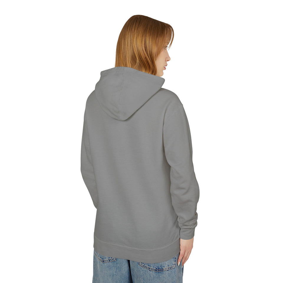 Teen wearing gray streetwear hoodie and jeans, youth fashion from TeenHub