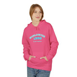Pink teen hoodie front view