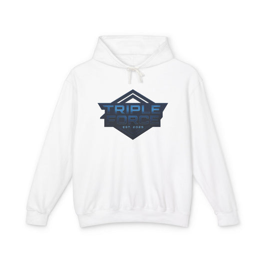 Lightweight Hooded Sweatshirt - Triple Force Tshirt Design