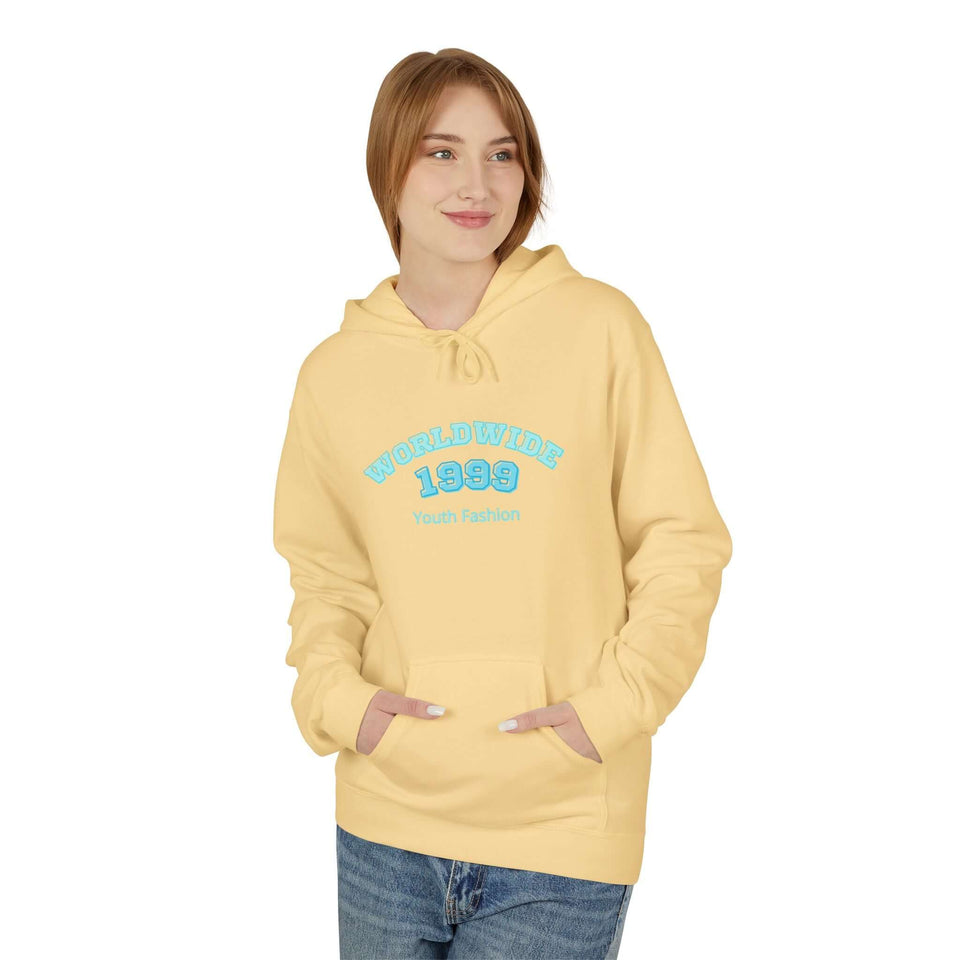 Yellow tenn hoodie front view