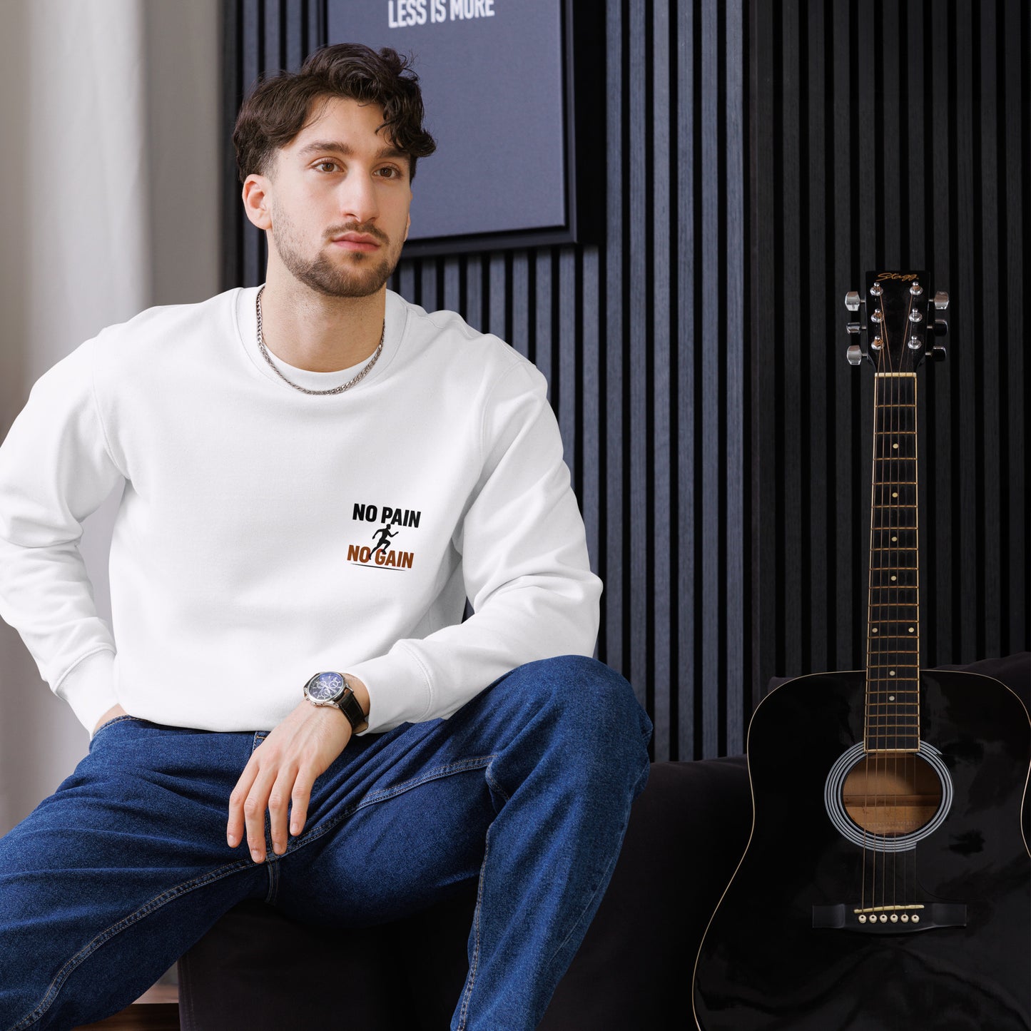 Unisex eco sweatshirt.